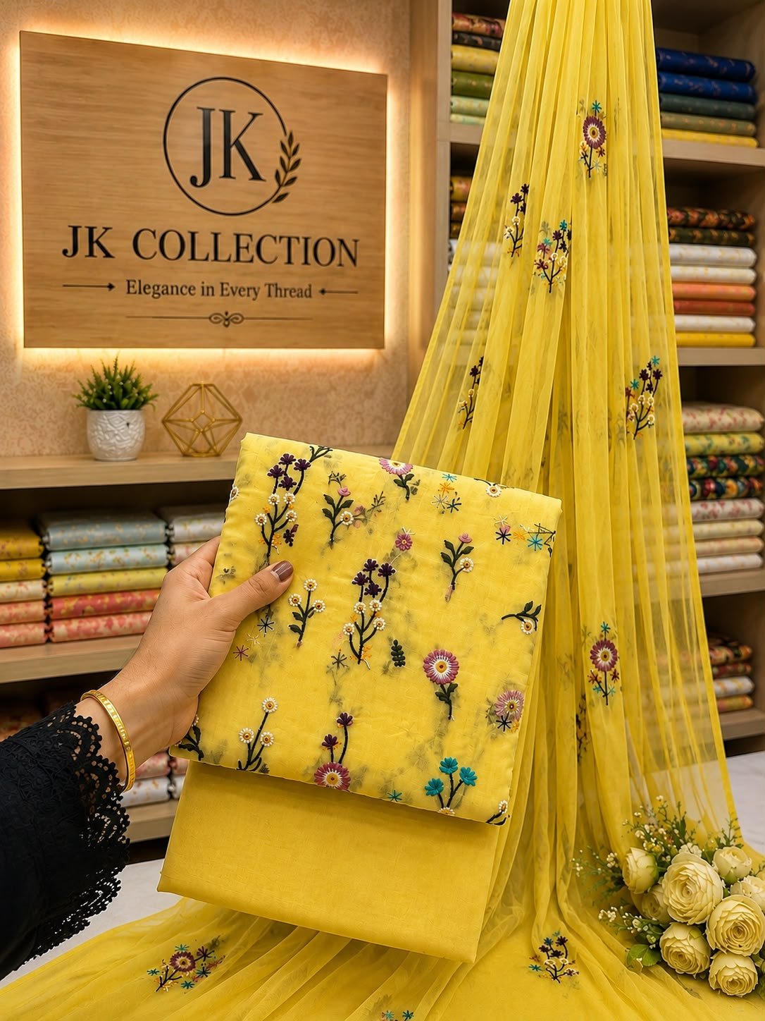 3 Piece Unstitched Lawn Suit